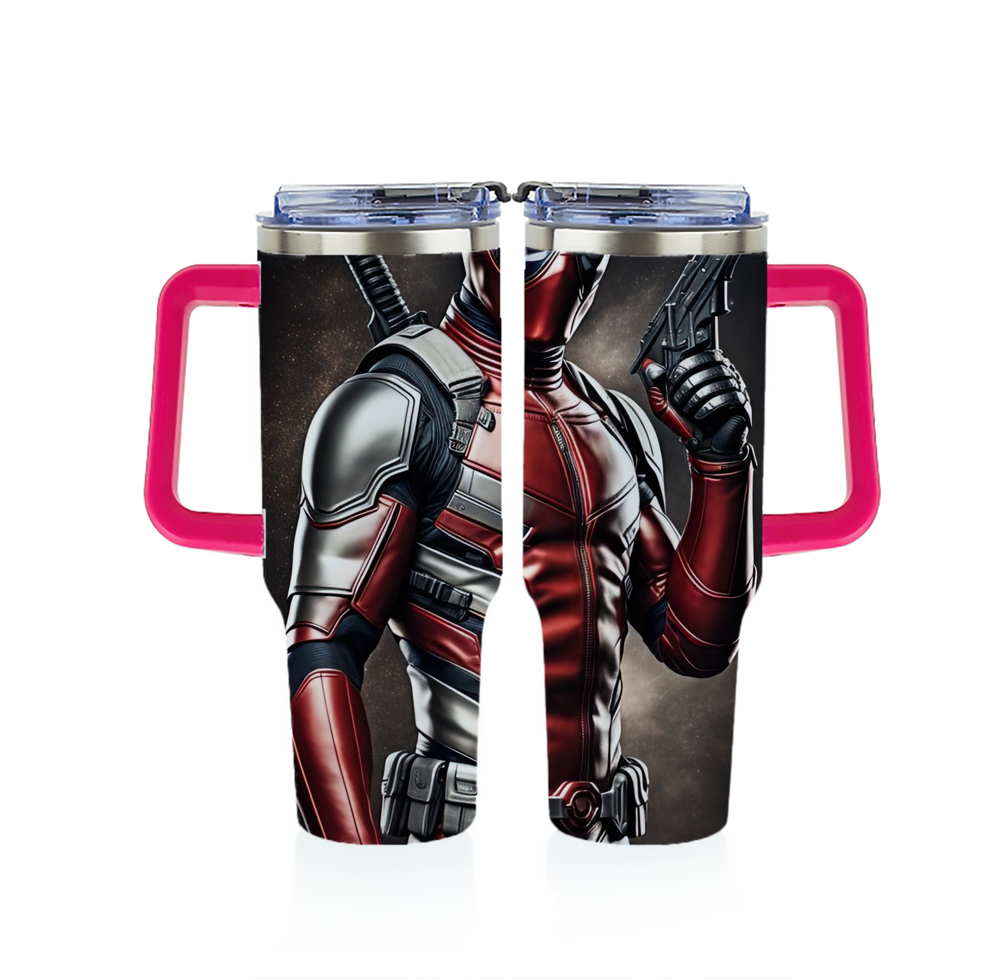 （画像用） Deadpool デッドプール 1200ｍLフルプリント車用タンブラー